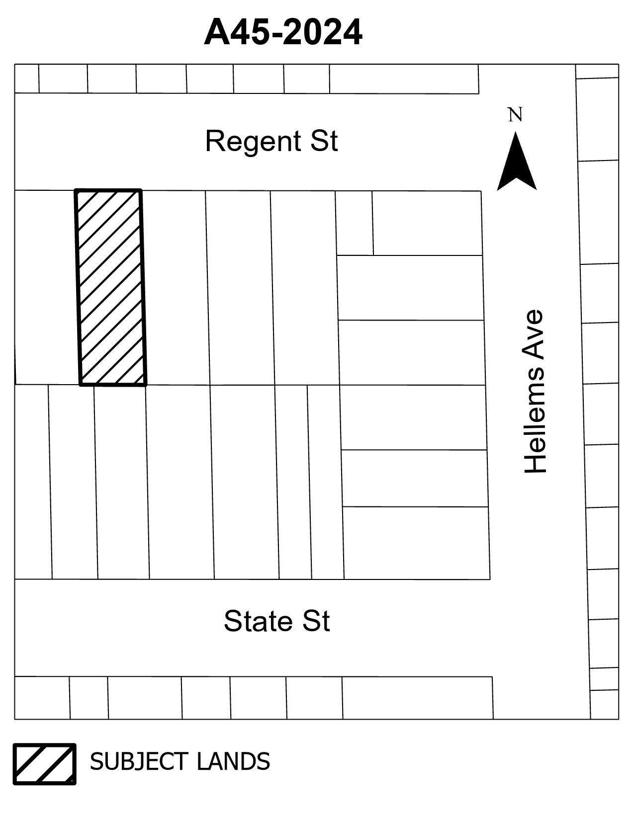 map for Key Map A45-2024