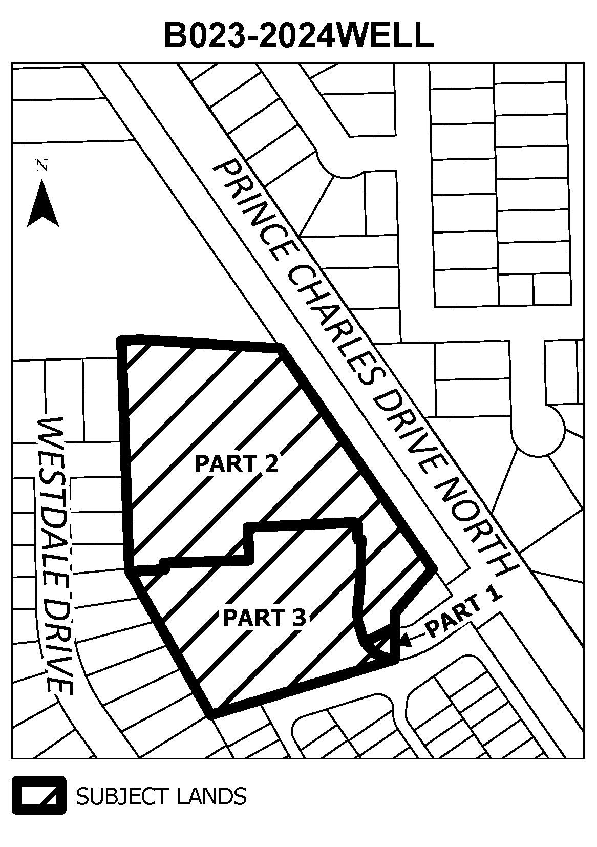 map for Key Map B023-2024WELL