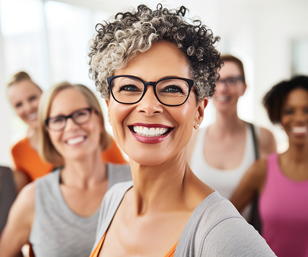 image of  women in a workout class